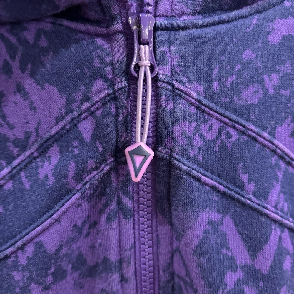 Ivivva Zip Up Hoodie Tribe Tides Petrol Purple - Picture 2 of 5